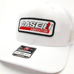 Case IH Agriculture Richardson 112 Embroidered Patch Trucker Mesh Snapback Hat
